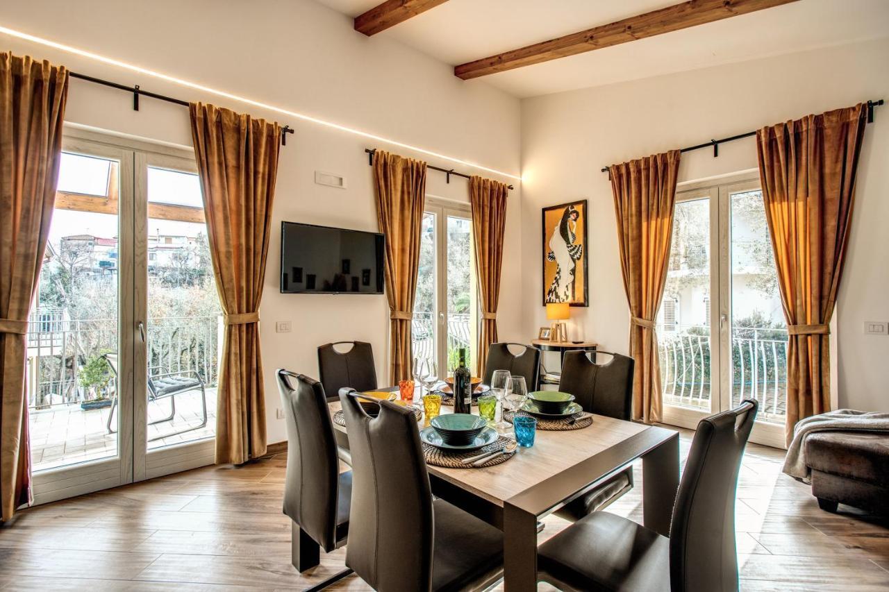 Chez Marie' - Modern Apartment In Countryside Sorrento Exteriör bild
